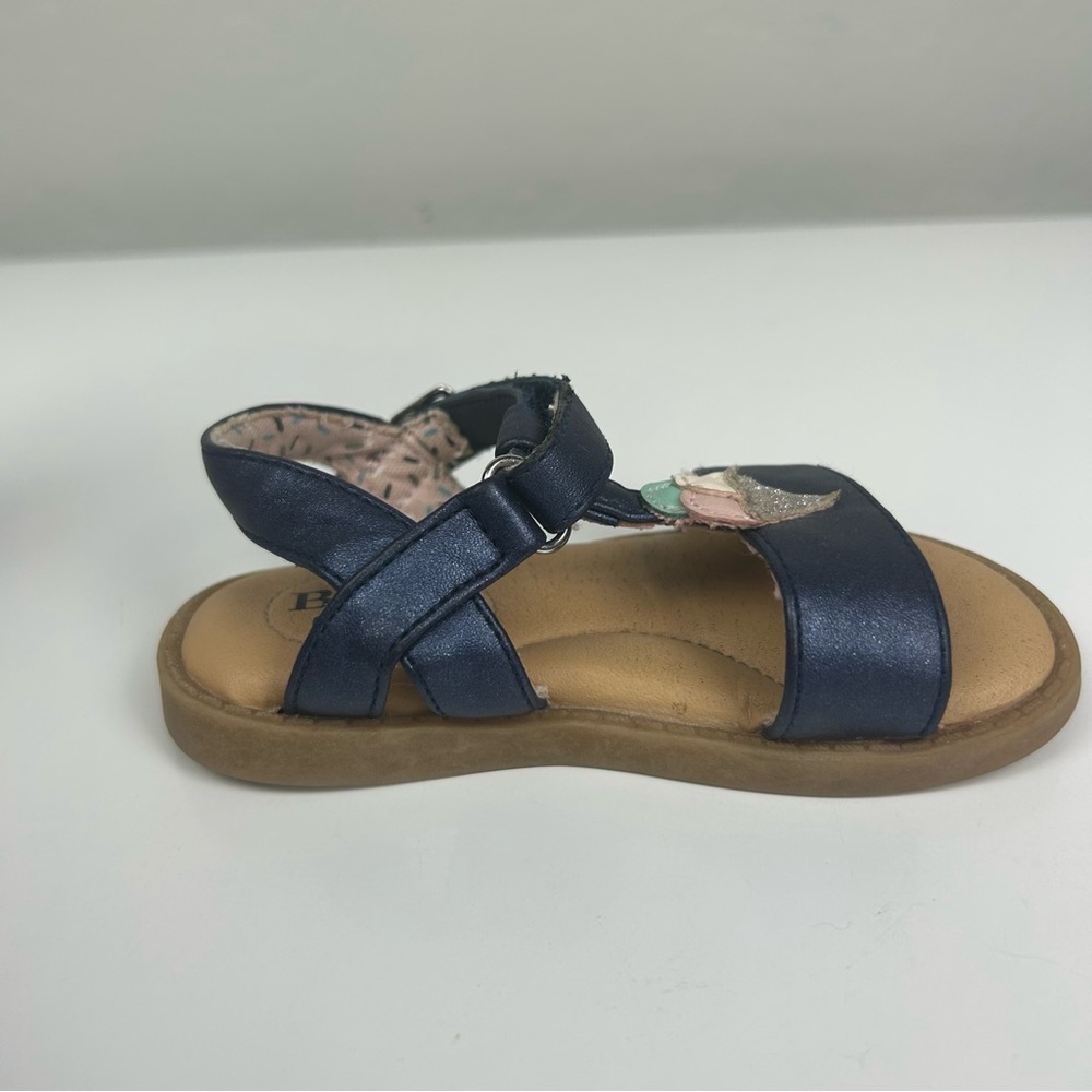 Born Sprinkles navy blue T sandal with ice cream cone toddler size 6 - Picture 3 of 16